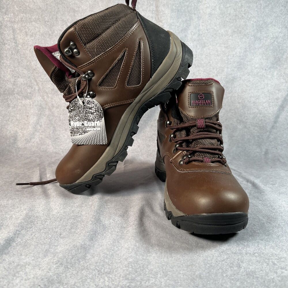 New Magellan HARPER II Women’s 8.5 Hiking Boot Shoe Waterproof Leather 157483
